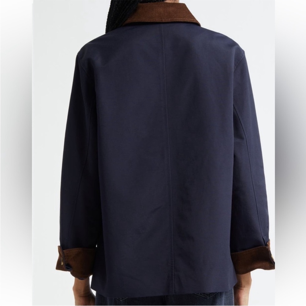 Veronica Beard Arlen Corduroy Trim Dickey Jacket - Picture 4 of 7